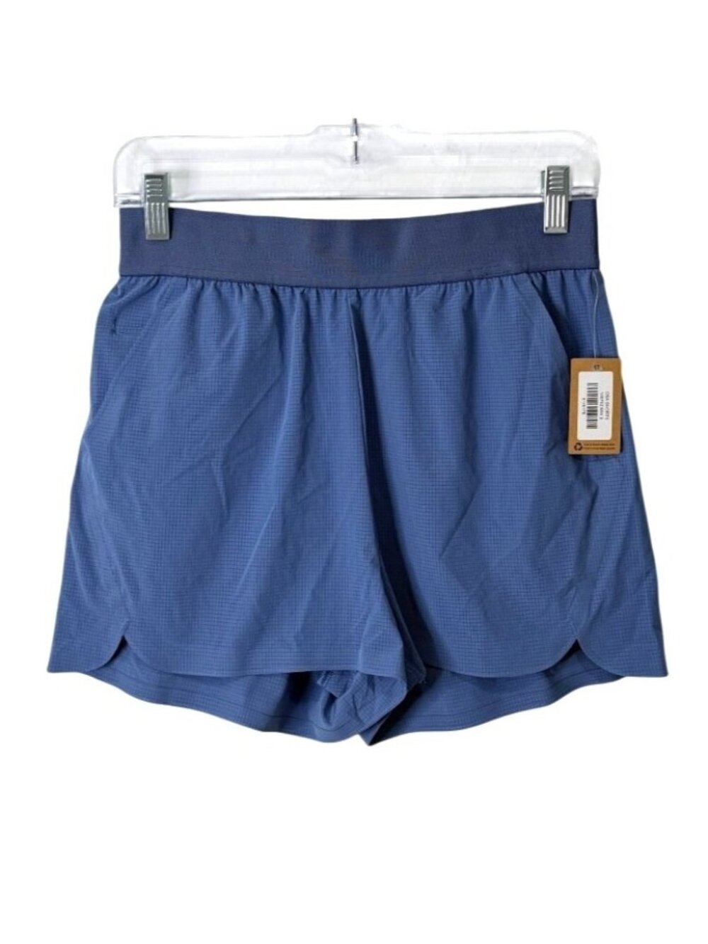Title Nine Women Size S Osa Short 2" Blue Pull-On Lightweight Pocket NEW